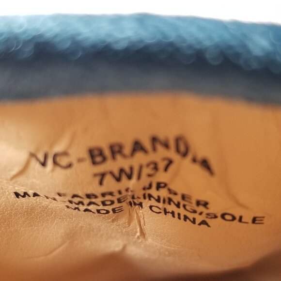 Vince Camuto Women's Brandia Velvet‎ Boho Embroidered Floral Slip On Shoes Sz 7W - Picture 6 of 13